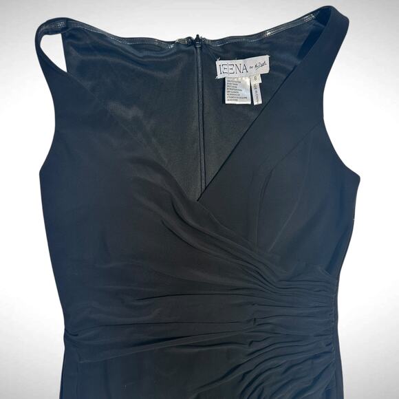 Mac Duggal‎ Ieena Women's 8 Ruched Sleeveless Mermaid Cut Ball Gown Black Formal - Picture 4 of 10